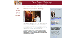 Desktop Screenshot of liveeventpaintings.com